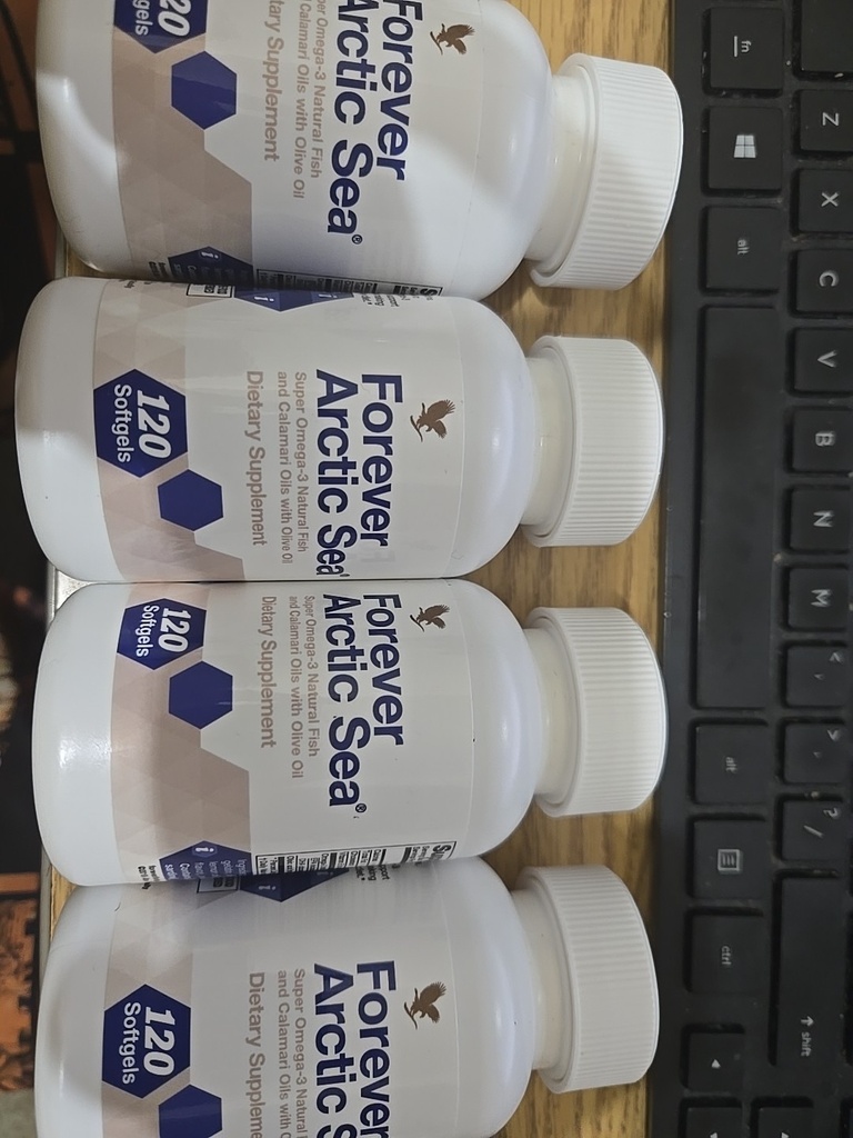 4 FOREVER ARCTIC SEA (120 Softgels) for lower Cholesterol HALAL Exp. 2028