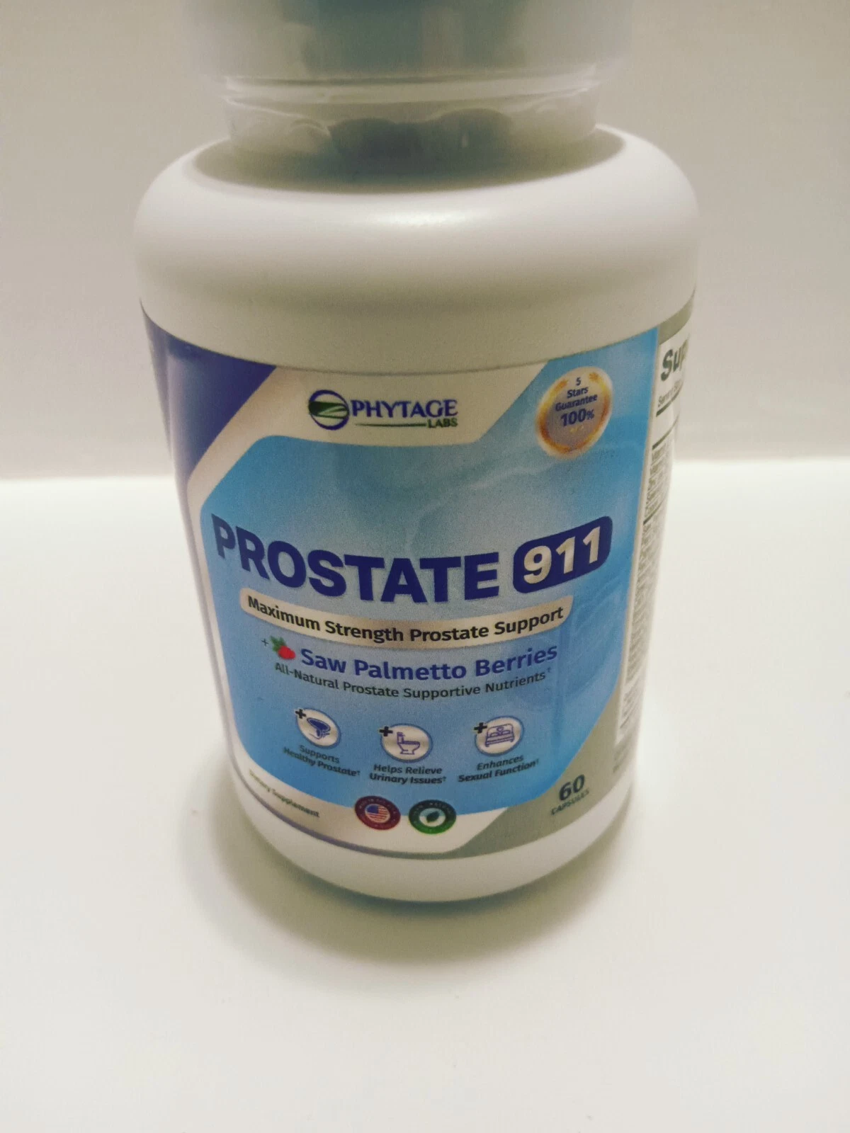 PROSTATE 911 Max Strength Support Relieve Urinary Health Enlarged Flow NATURAL