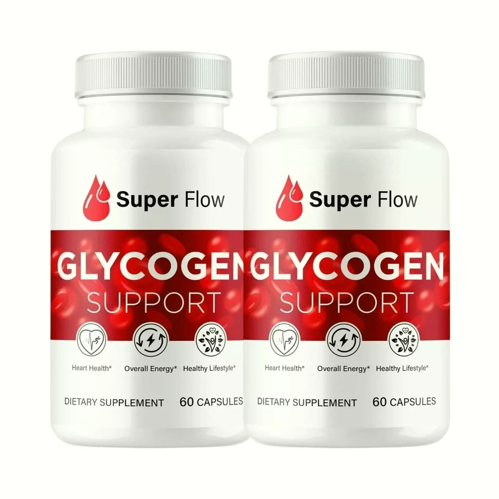 2-Pack Super Flow Glyco Optimizer, SuperFlow Glycogen Support - 120 Capsules