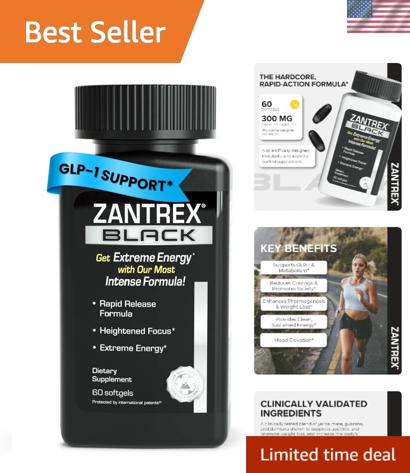 Boost Your Metabolism: 60 Softgel Pills for Natural Energy & Weight Loss Support