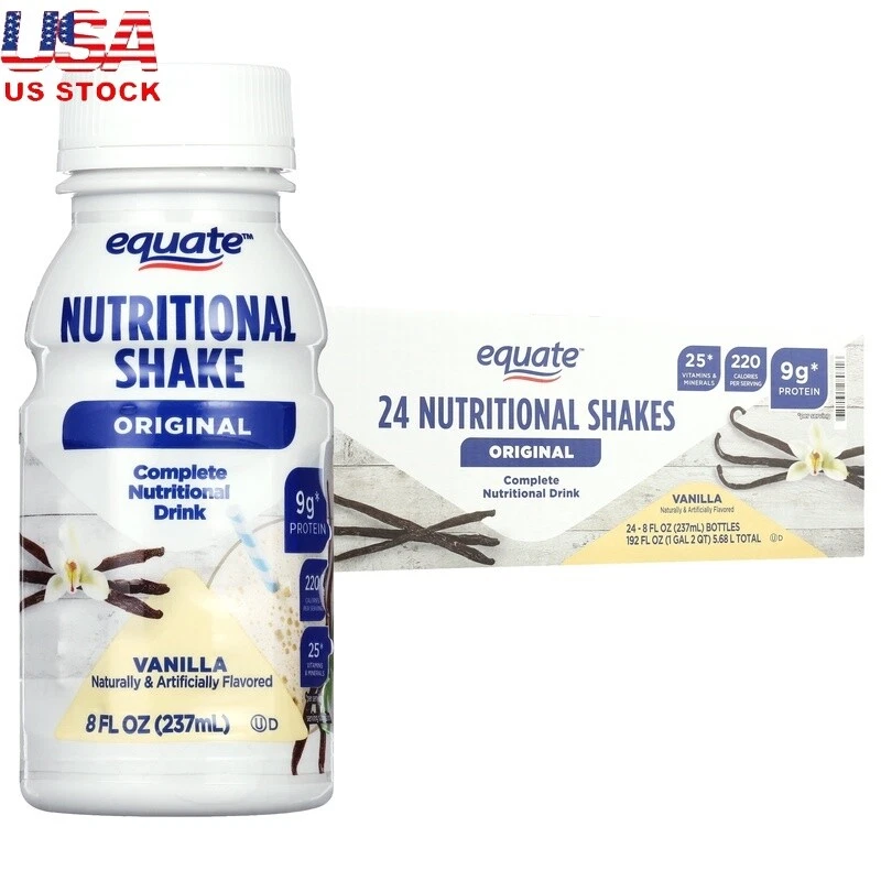 Protein Meal Replacement Shakes 8oz 24 Count Nutritional Drinks 220 Calories New