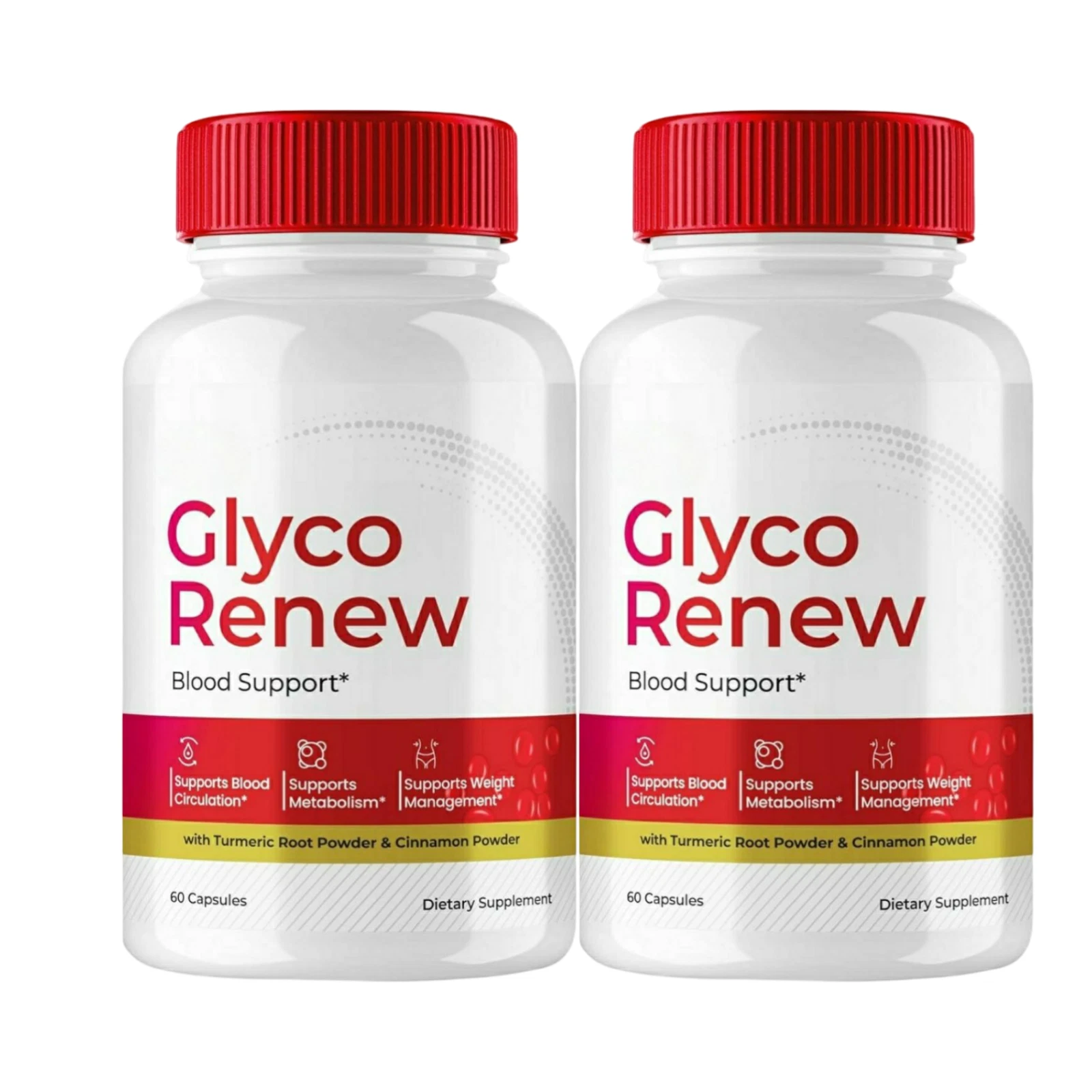 2-Pack Glyco Renew Advanced Blood Support for Healthy Blood Sugar 120 Capsules