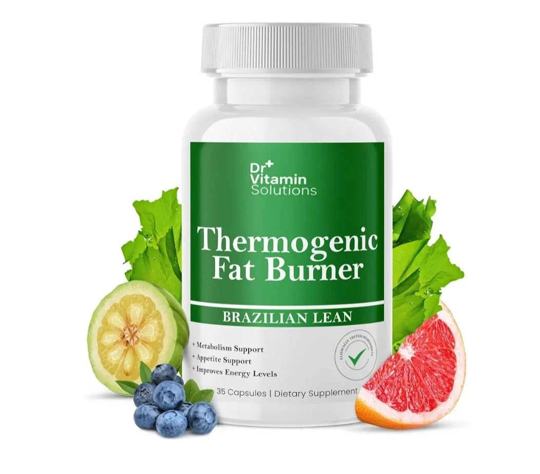 DR VITAMIN SOLUTIONS Thermogenic Fat Burner Brazilian Lean Weight Loss Vitami...