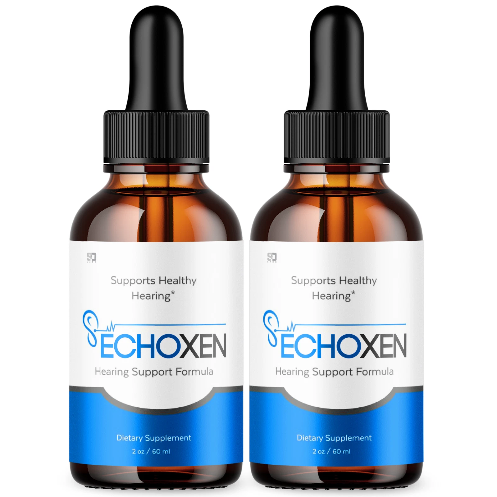 (2 Pack) Echoxen Ear Drops - For Tinnitus Supports, Ear Relief & Comfort