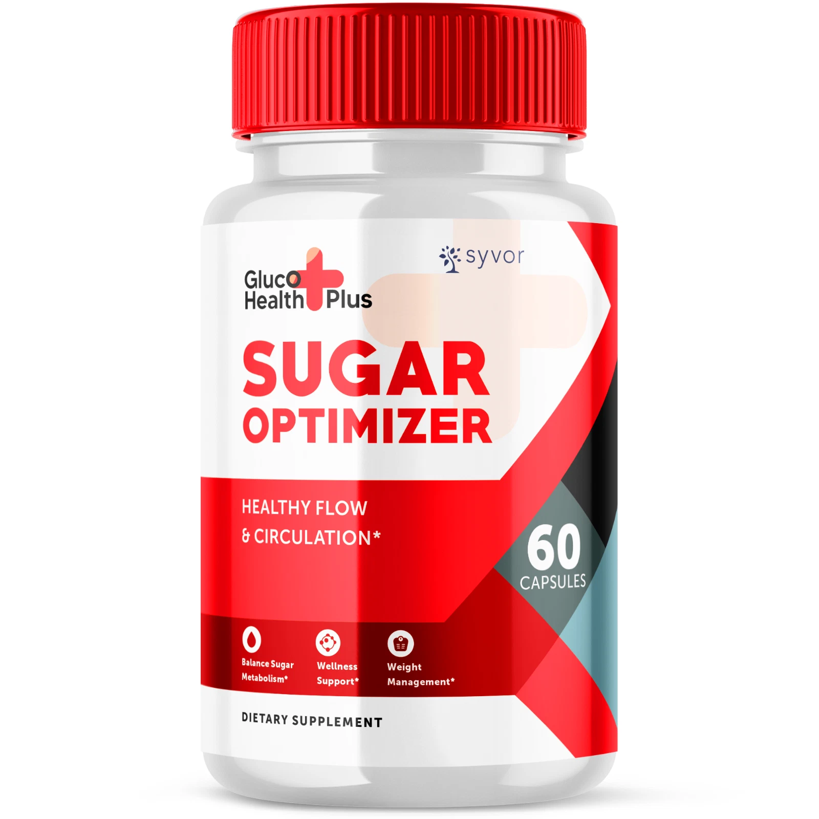 Gluco Health Plus Advanced Blood Support Natural Glyco Supplement 60 Capsules