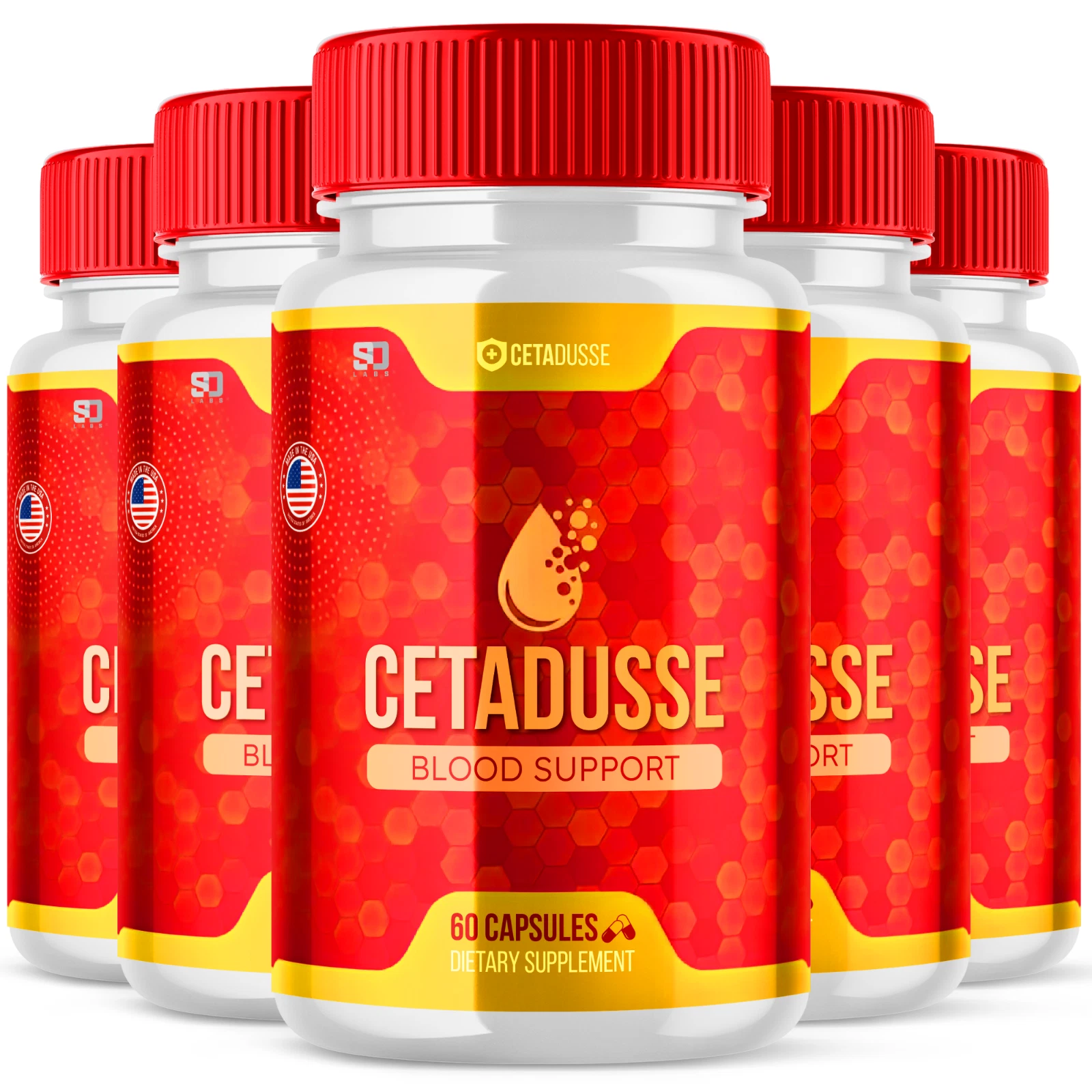 Cetadusse Support Blood Health - Daily Wellness and Balance (5 Pack)