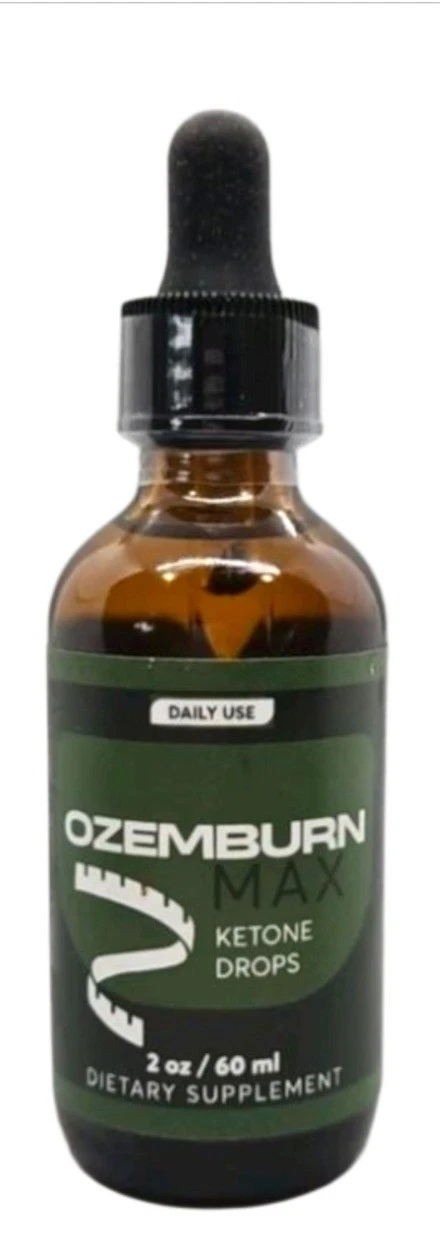 Ozemburn Max | Ketone Drops 2oz Dropper BRAND NEW
