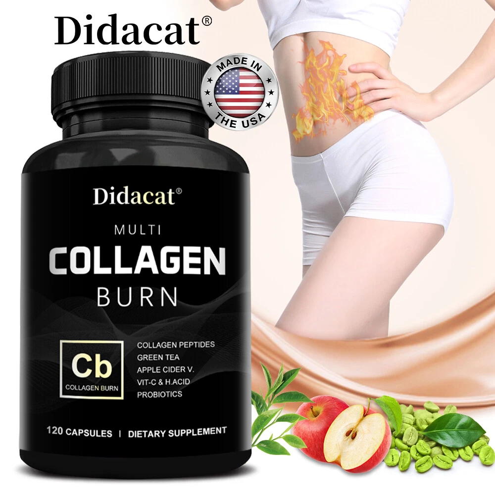 Multi-collagen fat-burning support capsules, improving sagging and drooping