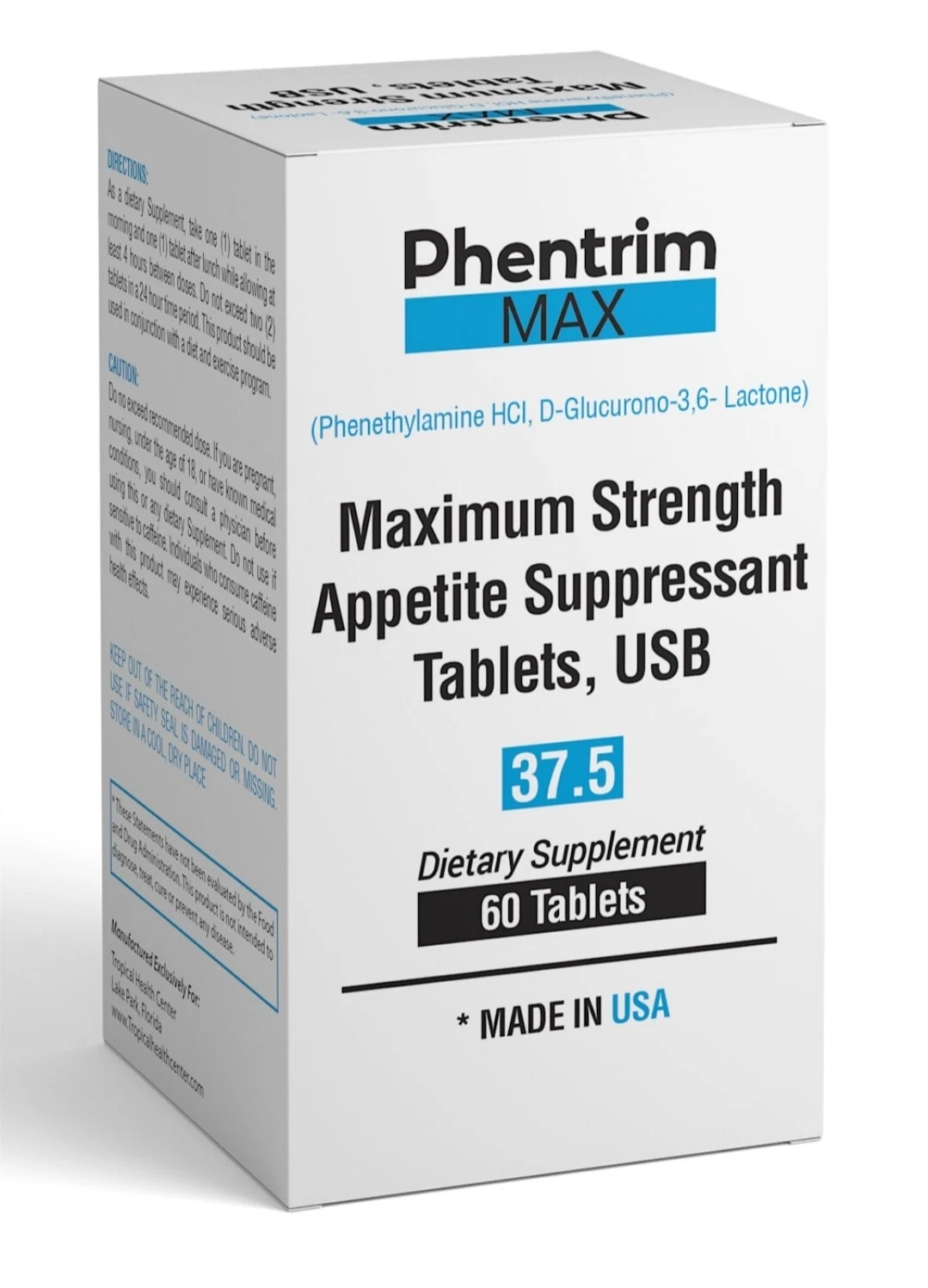 Phentrim Max 37.5 Fat burner appetite suppressant tablets that work fast