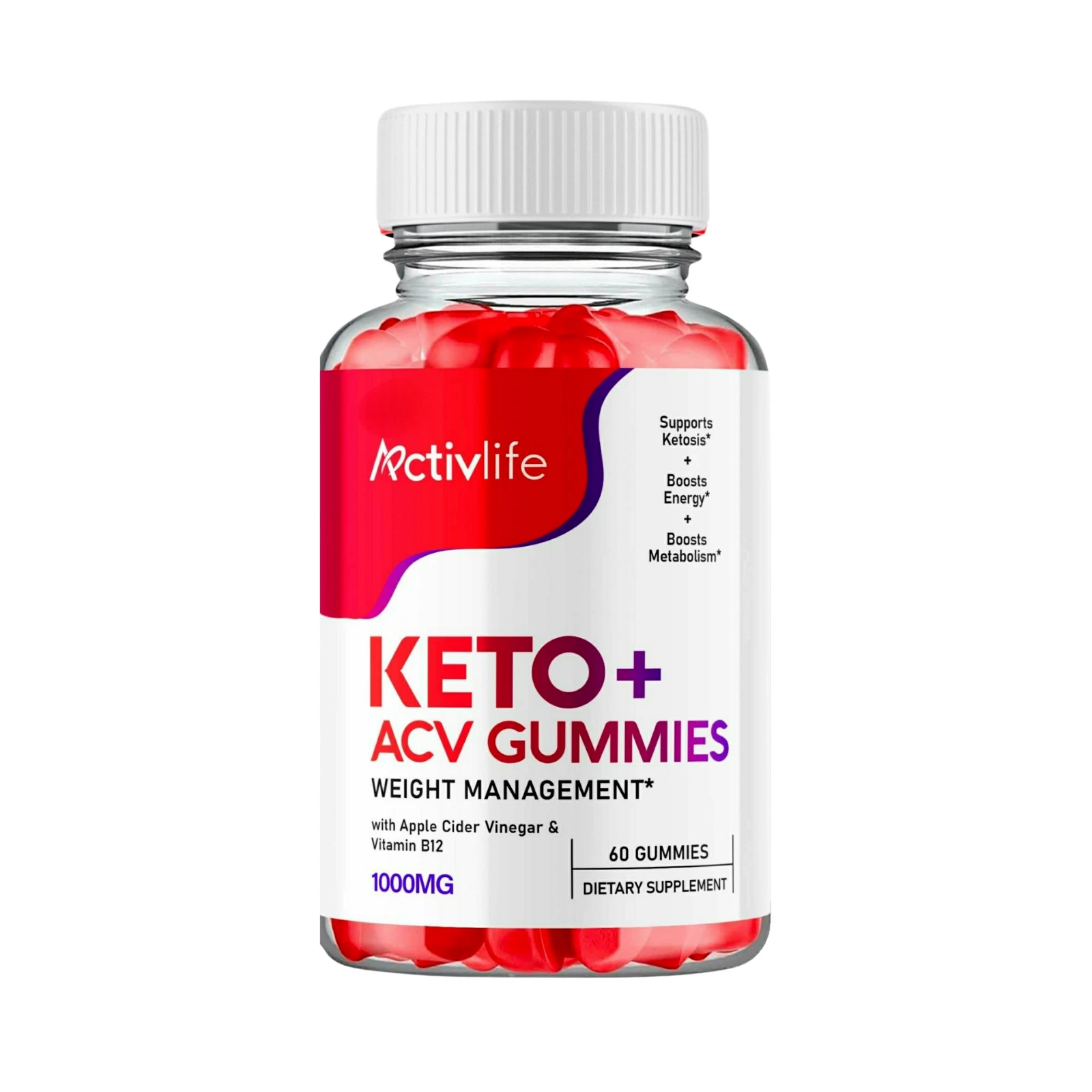 ActivLife Keto ACV Gummies, ActivLife Gummies Weight Loss (60 Gummies)