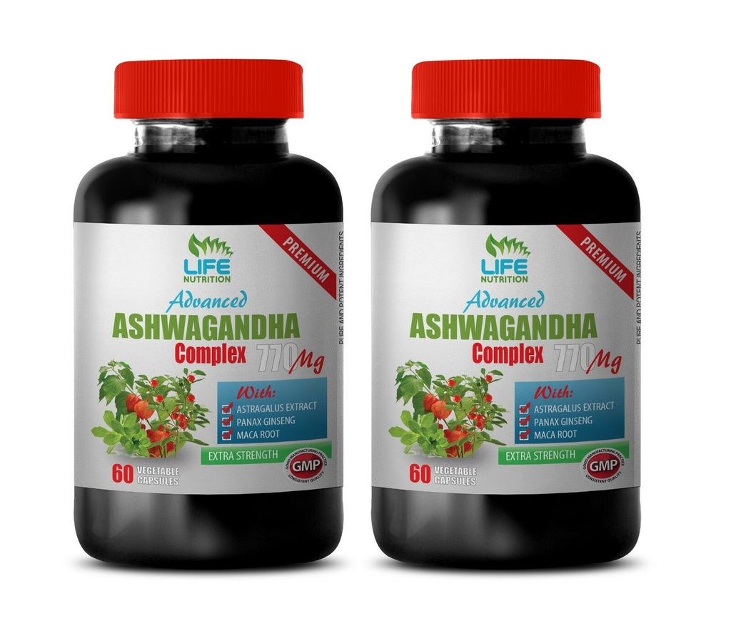metabolism boosting supplement Ashwagandha Complex 770MG stress away vitamin 2B
