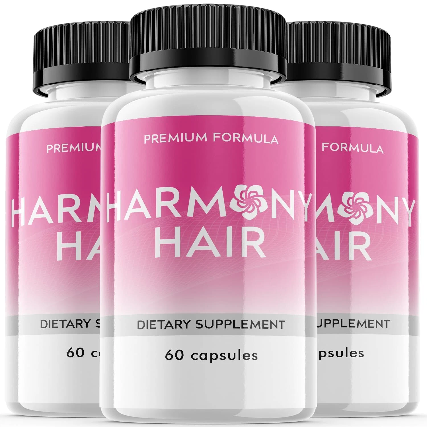 3 Pack - Harmony Hair Supplement Pills, Support Healthy Hair Growth (180 Pills)