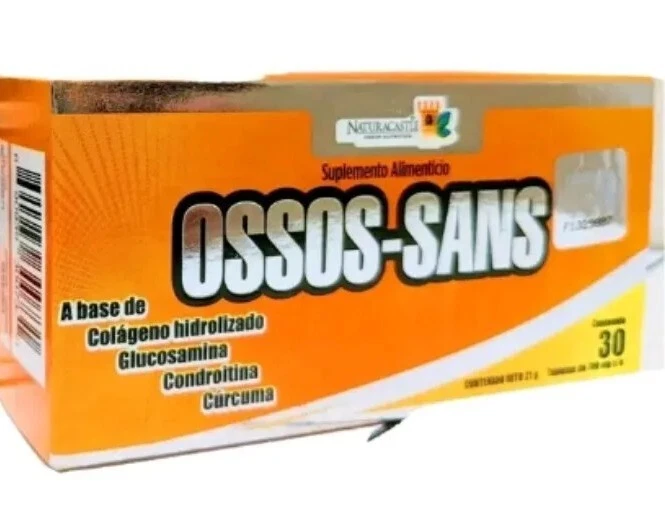 OSSOS SANS 30 TABS 700mg HYDROLYZED COLLAGEN Exp 2026 Up