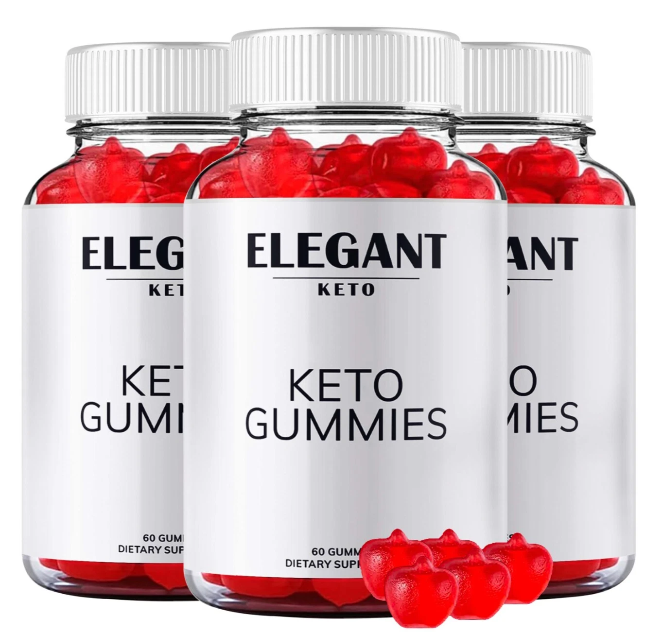 (3 Pack) Fitness Elegant ACV Gummies, Advanced Weight Loss Keto ACV Gummy