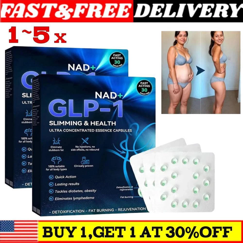 NAD+ GLP-1 Slimming & Health Pearl Peptide Ultra Concentrated Essence Capsules--