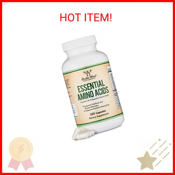 Essential Amino Acids - 1 Gram Per Serving Powder Blend of All 9 Essential Amino