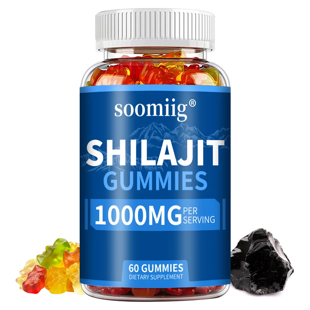 Shilajit Supplement Gummies Energy Boost & performance, Immune Health Support