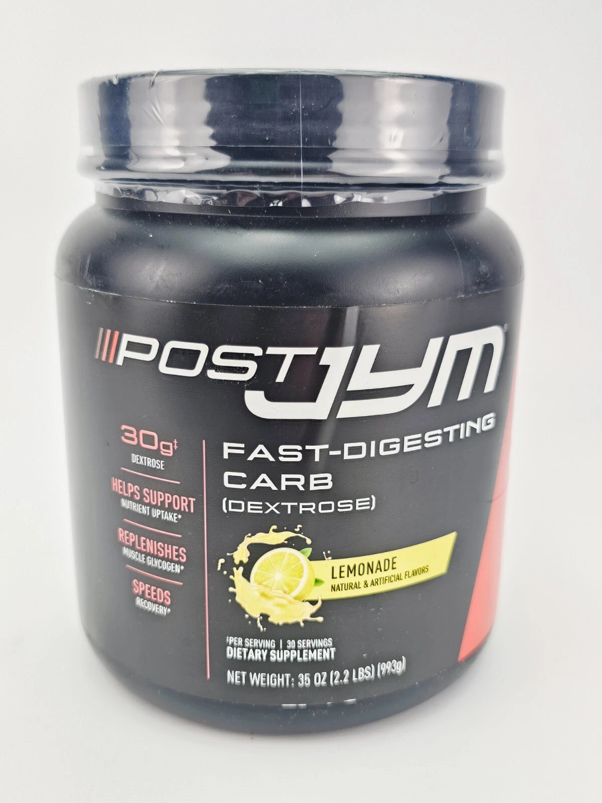 Post Jym Fast Digesting Carb Dextrose Lemonade 35 oz BB7/25
