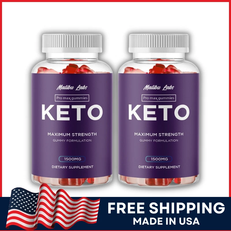 Pro Max Keto Maximum Strength Gummies 1500mg ACV Weight Loss Ketosis Gummy 2-Pck