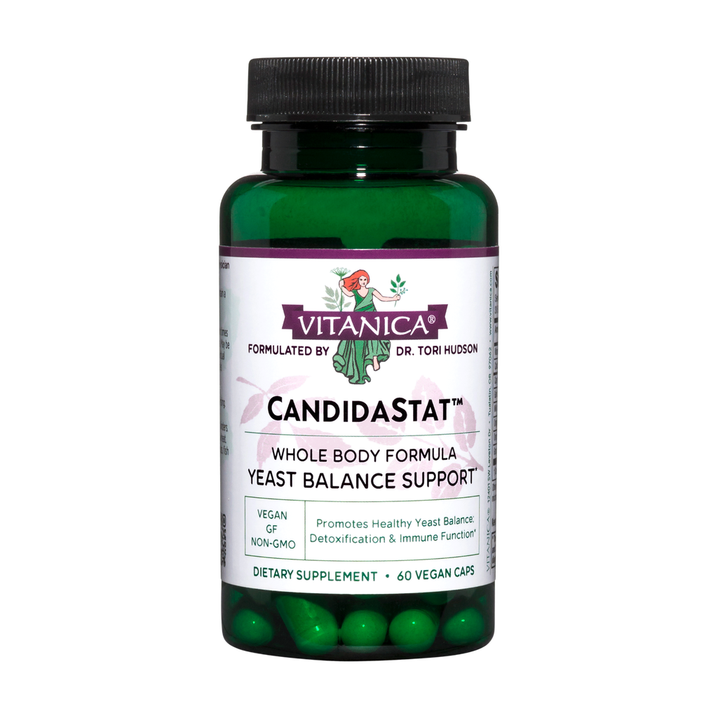 Vitanica, Candidastat, Yeast Balance Support, Vegan, 60 Capsules