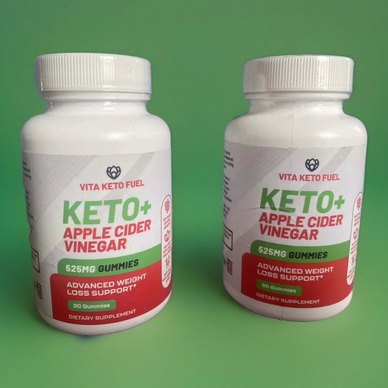 2xVita Keto Fuel Gummies.Keto+ACV 525mg Gummies For Advanced Weight Loss Support