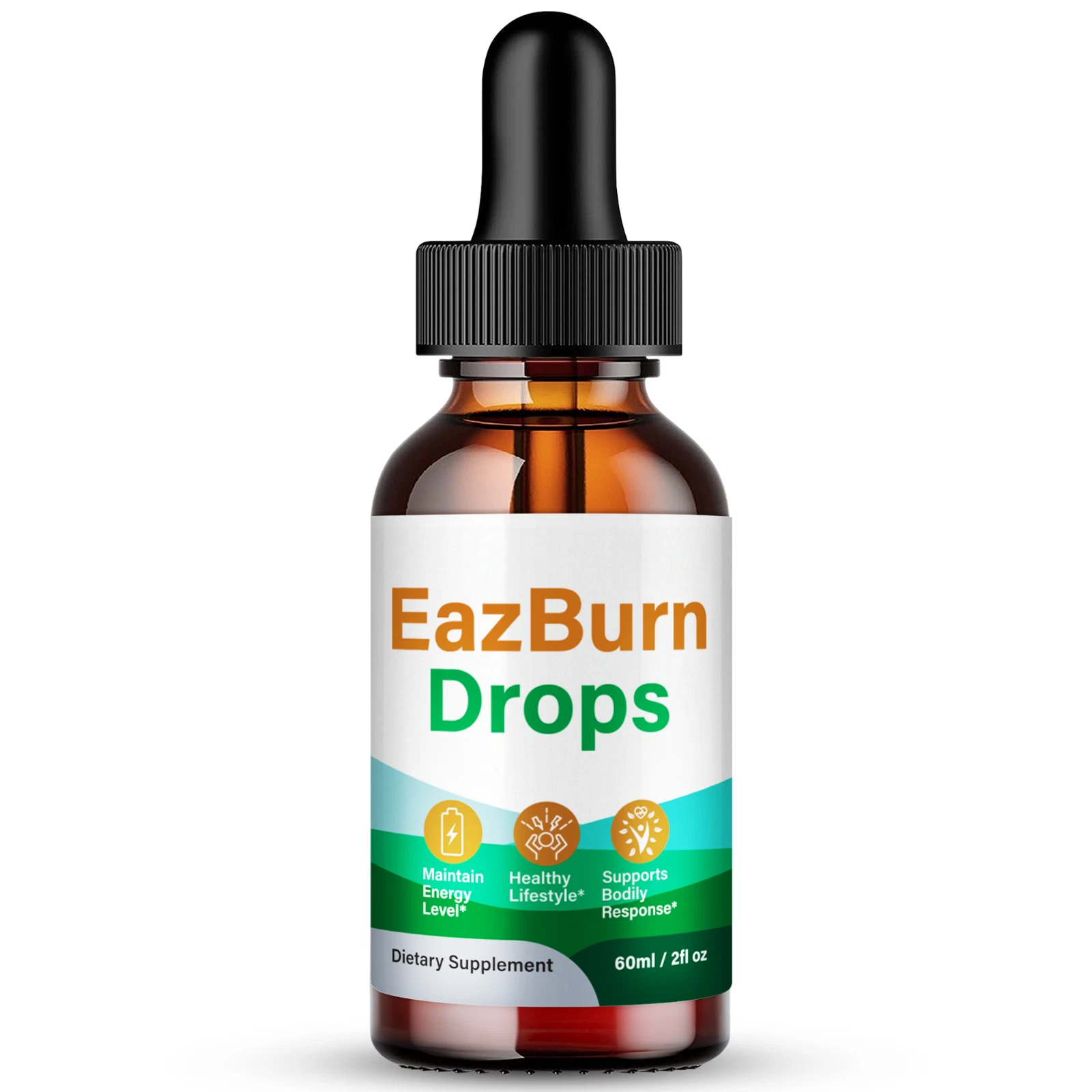 (1 Pack) EazBurn Liquid Drops, EazBurn Weight Loss for Fat Burning & Energy