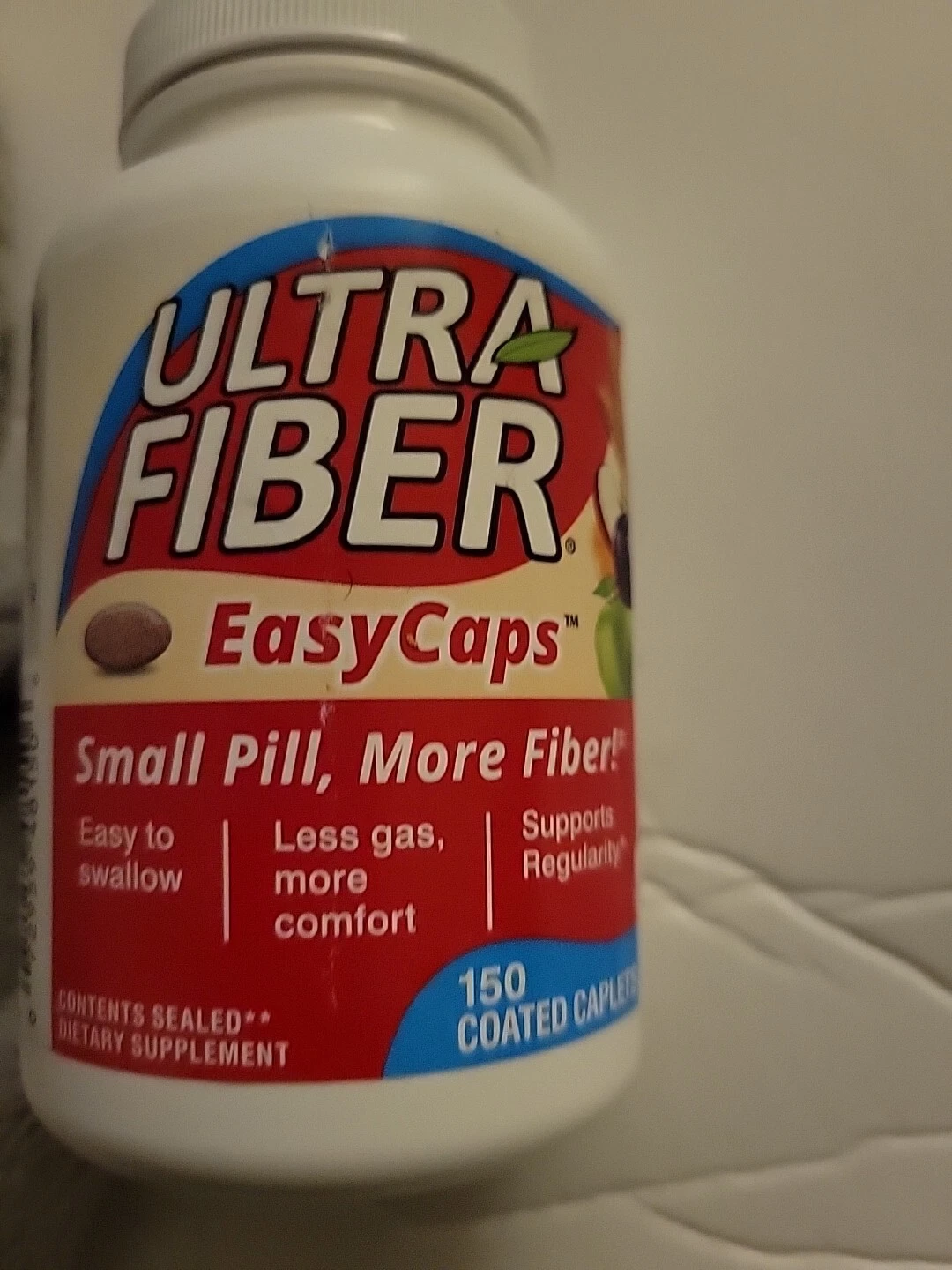 Ultra Fiber EasyCaps Small Pill More Fiber Regularity comfort 150 caplet