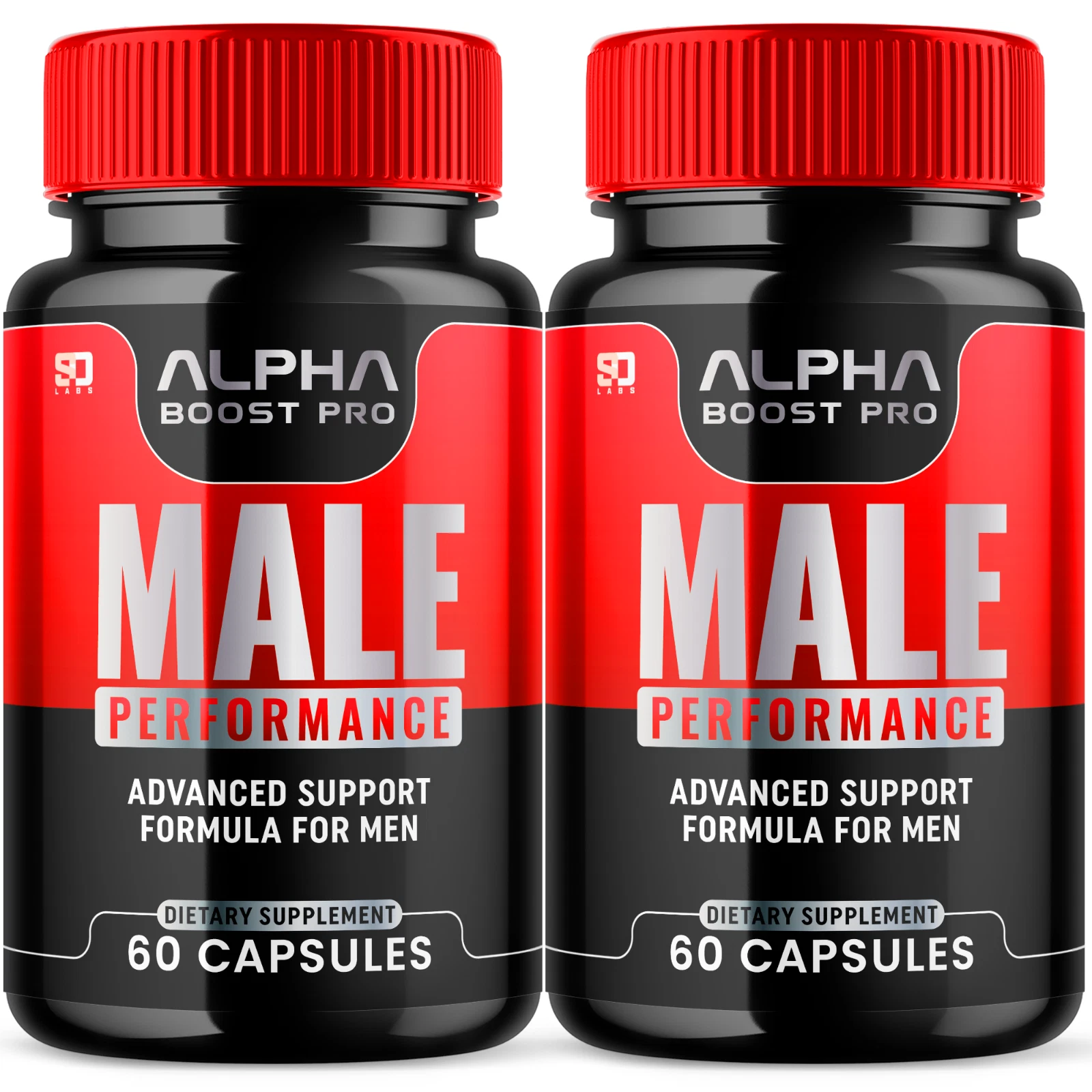 (2 Pack) Alpha Boost Pro Male Pills - Maximize Energy, Vitality & Stamina 120ct