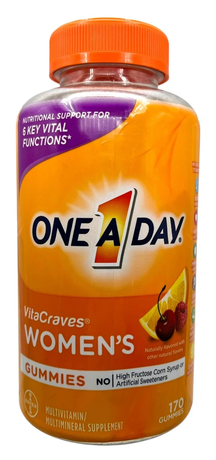One A Day VitaCraves Women's Multivitamin 170 Gummies exp 9/2025