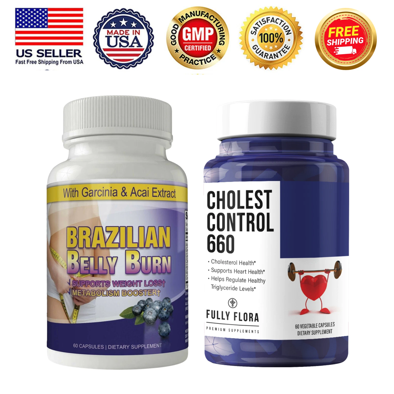 Brazilian Belly Fat Burn Weight Loss Pills Cholesterol Control Heart Supplements