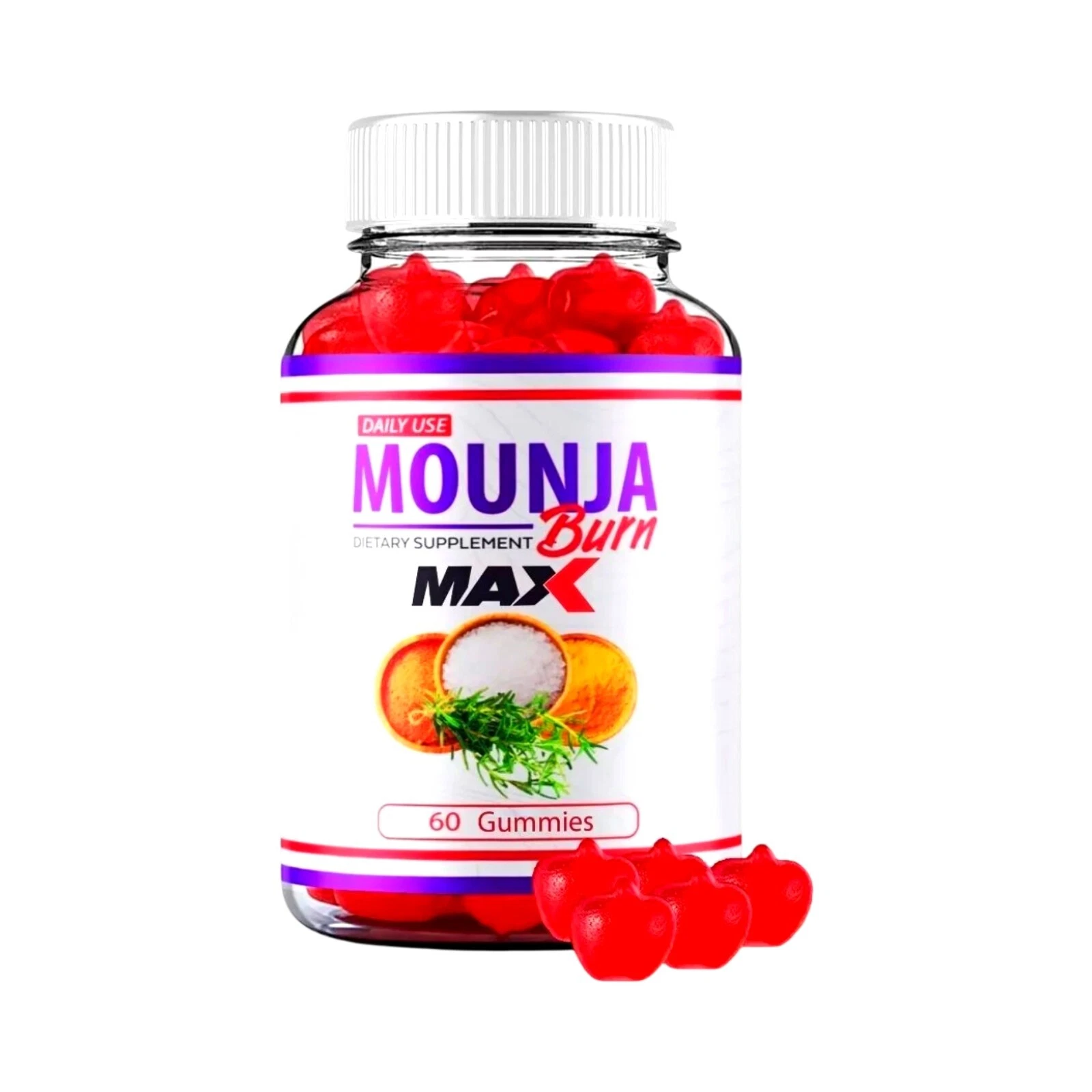 Mounja Burn Max Gummies, MounjaBurn Max Weight Loss Gummies - 60 Gummies