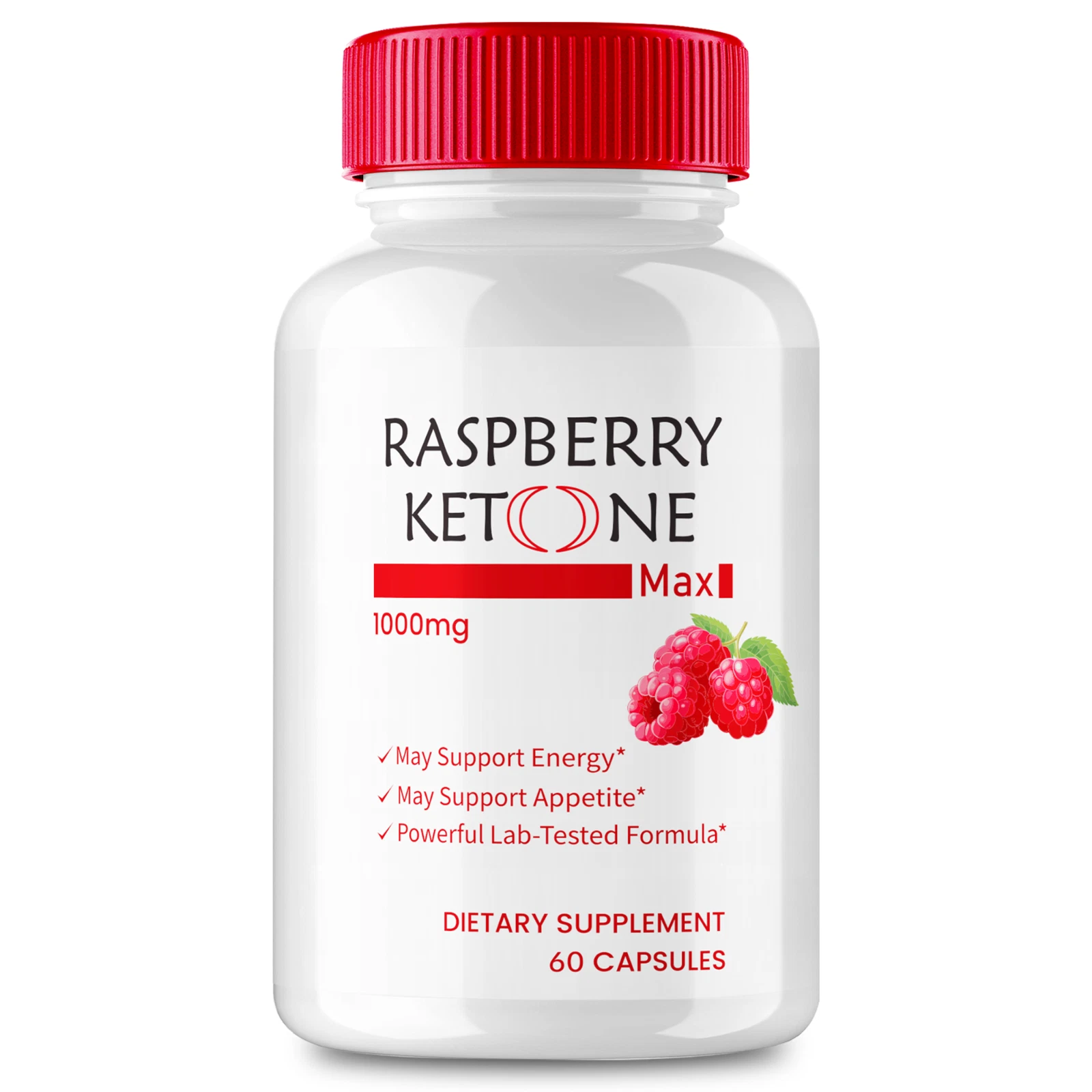 Raspberry Ketone - Weight Loss, Reduce Belly Fat & Appetite Suppressant 60ct