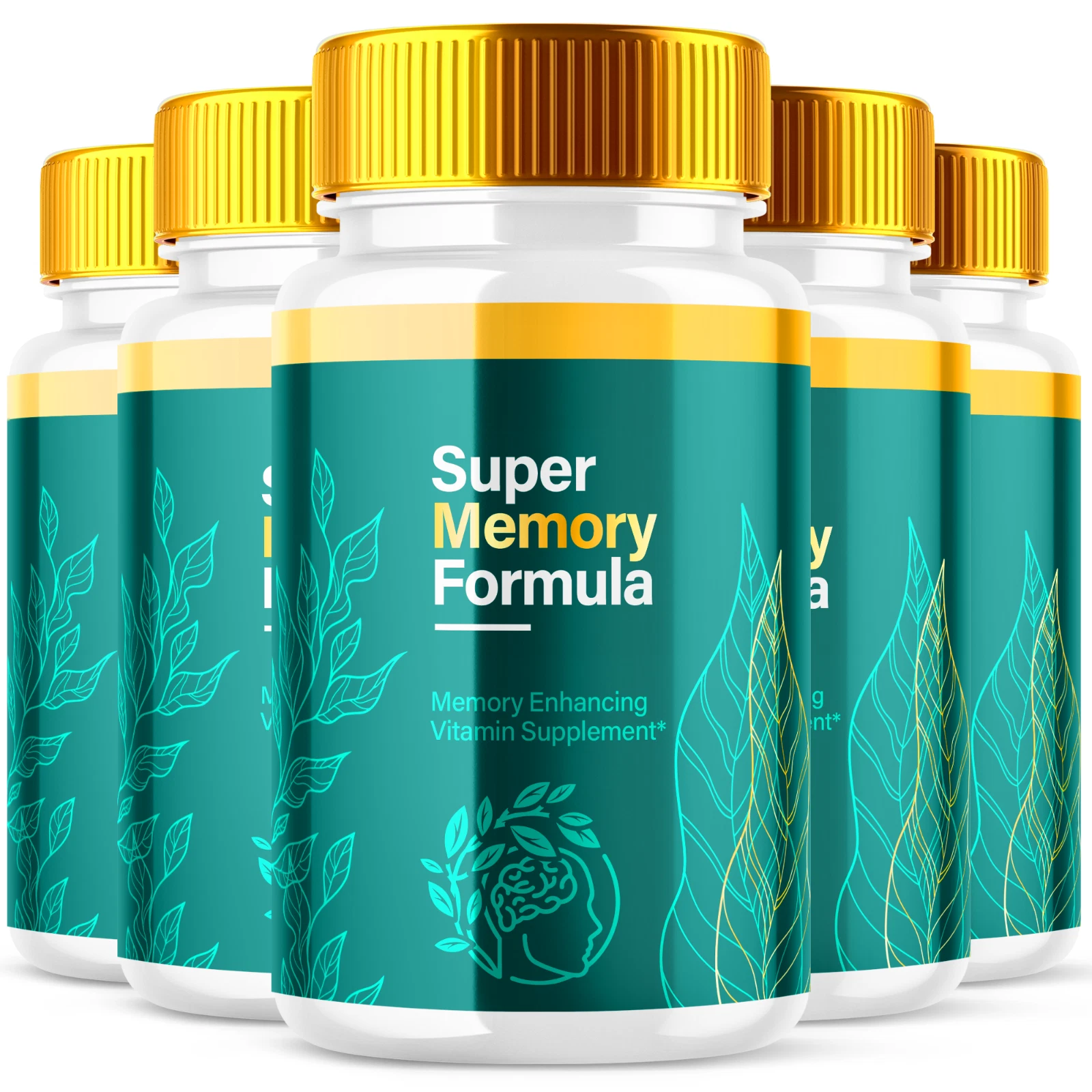 Super Memory Formula Advanced Brain Pills Natural Nootropic Support 300 Capsules