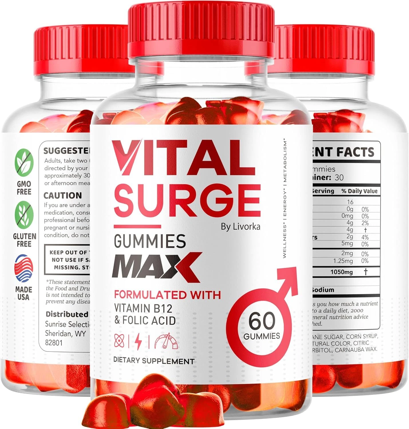 Vital Surge Male Gummies,Vital Surge Testo Support Gummys Performance,USA SHOP