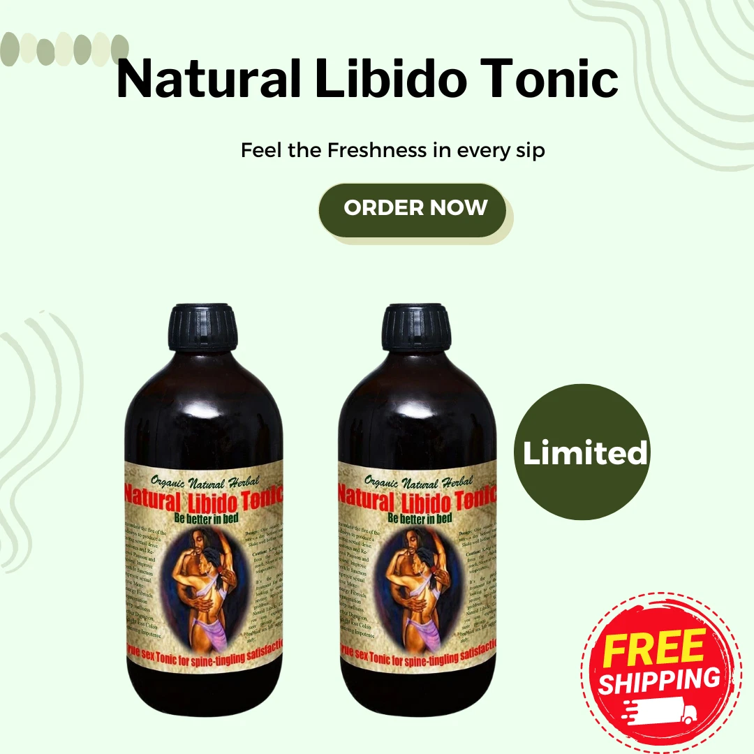 Natural Libido Tonic - 16oz Herbal Blend for Enhanced Vitality and Performance