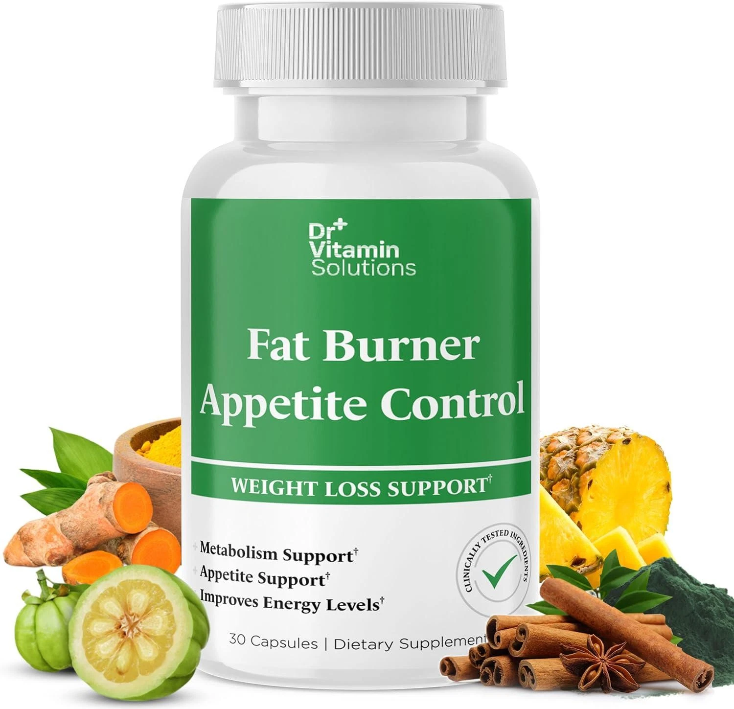 DR VITAMIN SOLUTIONS Fat Burner and Appetite Control Weight Loss Supplements for