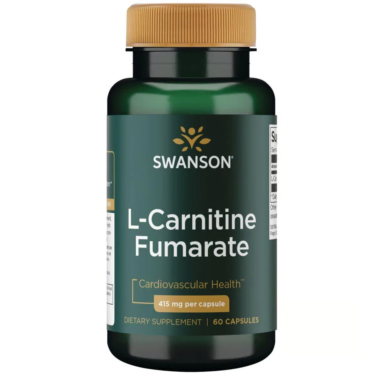 Swanson L-Carnitine Fumarate 415 mg 60 Caps