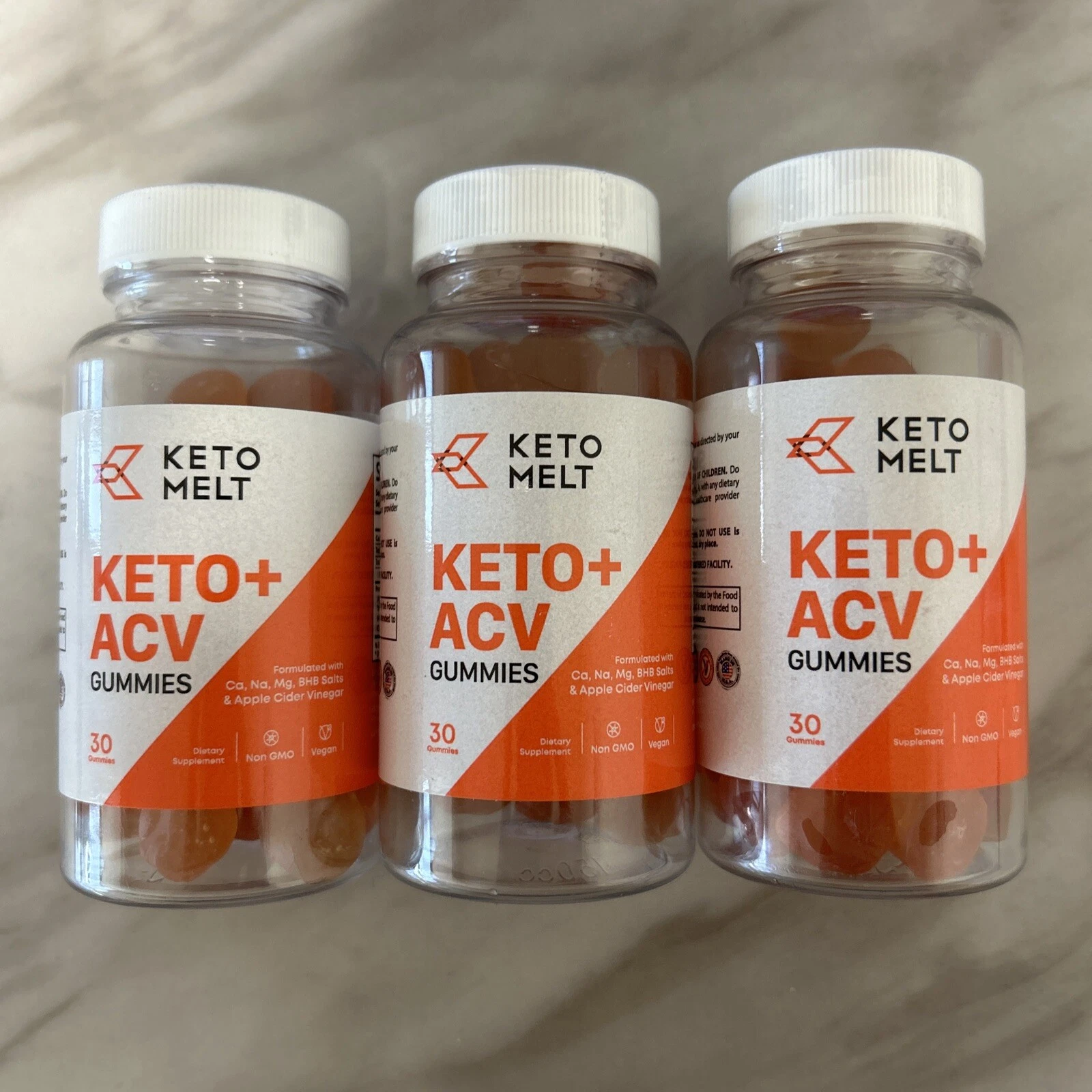 Keto Melt Keto ACV Gummies, KetoMelt Gummies (3 Pack)