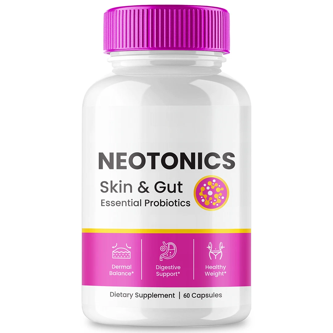 Neotonics, Neotonics Skin & Gut Health, Neotonics Probiotics (60 Capsules)