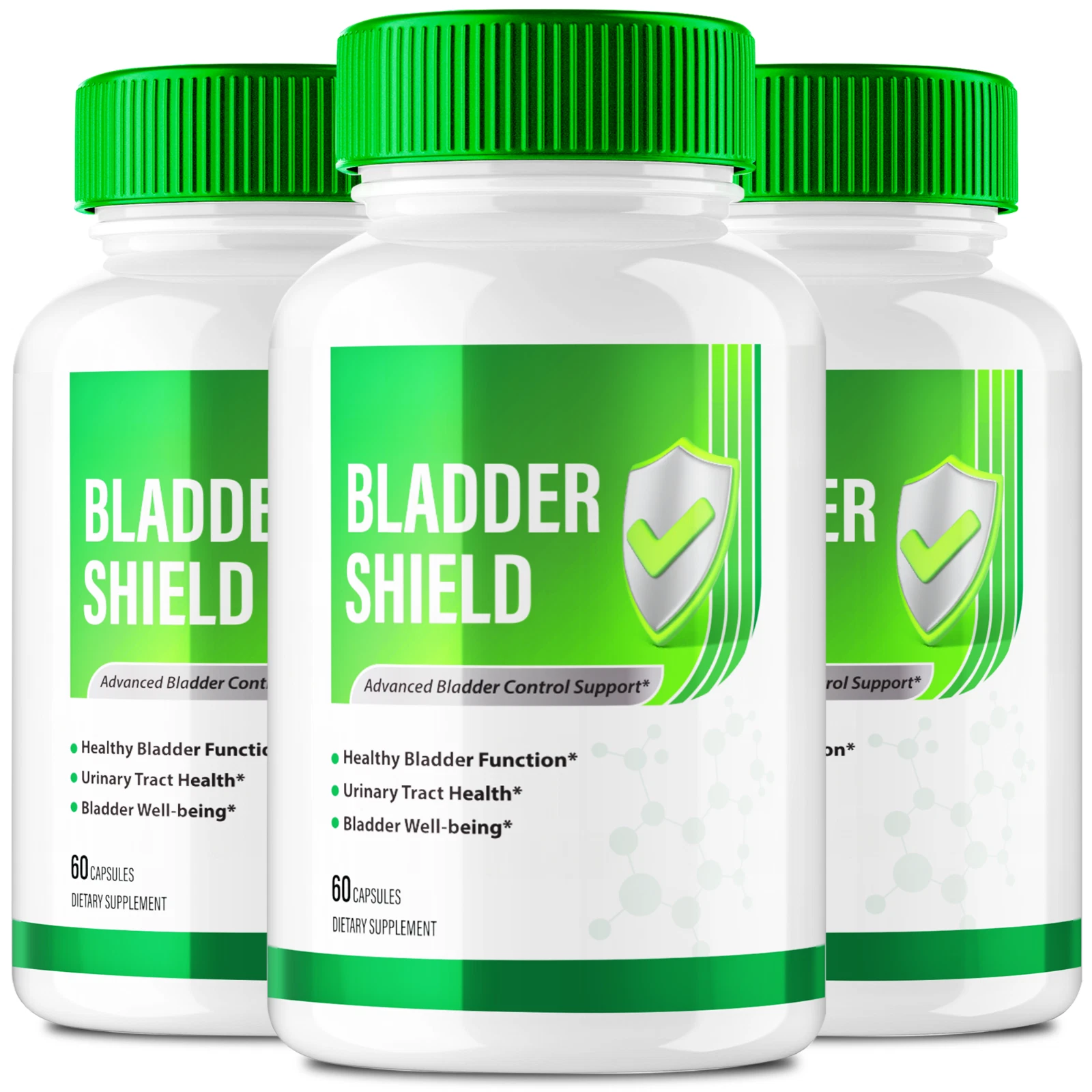 (3 Pack) Bladder Shield Capsules, Advanced Urinary Tract Health Formula Pills