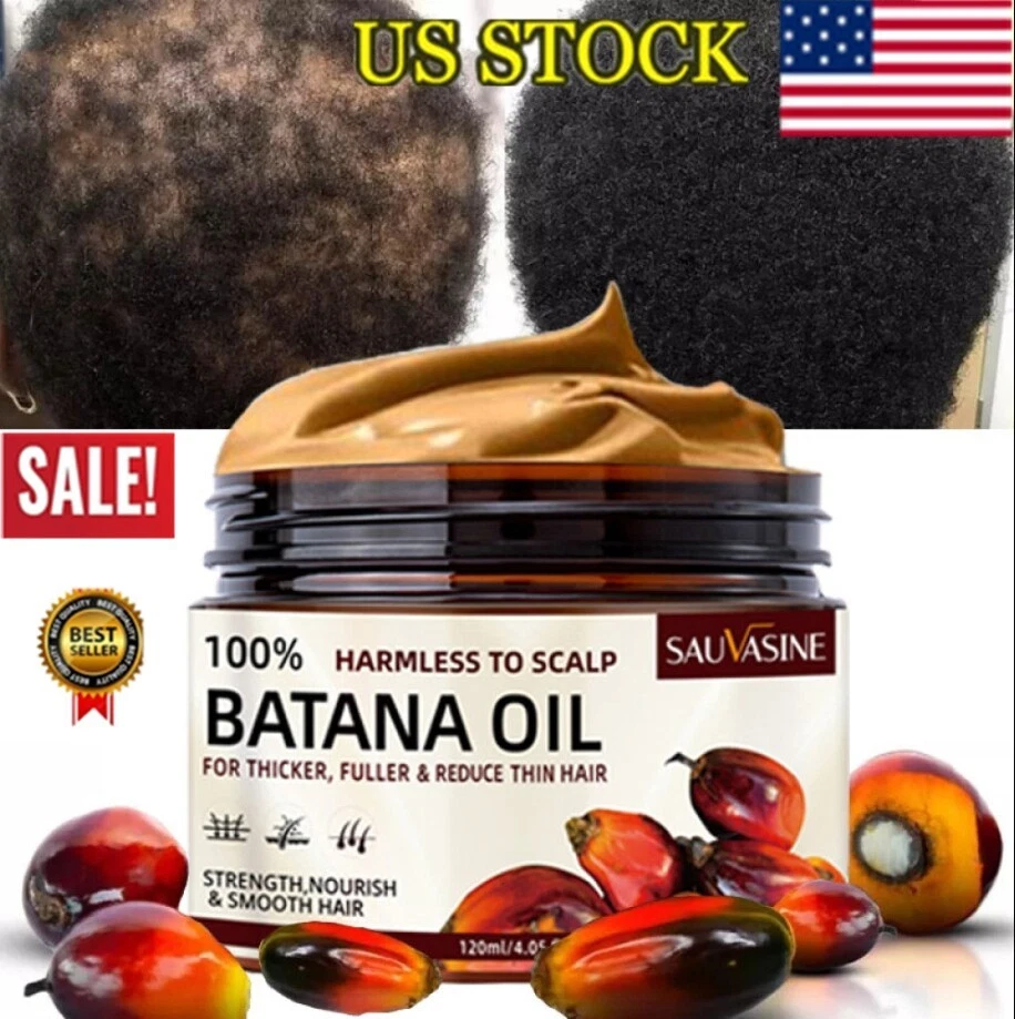 100% Natural Batana Oil For Hair Growth Healthier Thicker Fuller Anti Hair Loss