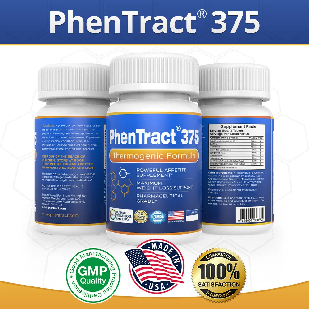 P 37.5 Alt Energy Charge Fat Burner PhenTract375® Strong Rapid Fast