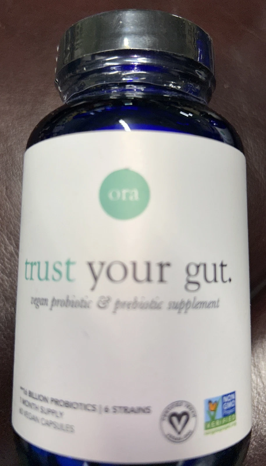 Ora Trust Your Gut Vegan Probiotic & Prebiotic Supplement 60 Capsules