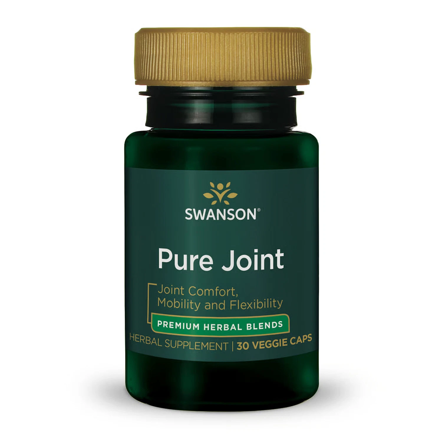 Swanson Pure Joint Herbal Blend Vegetable Capsules, 30 Count