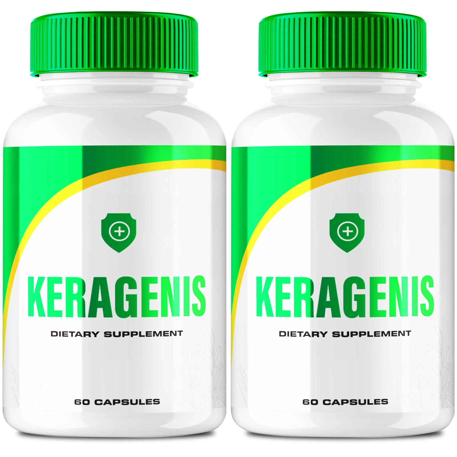 (2 Pack) Keragenis Capsules, Kera Genis Healthy Nails Vitamin Supplement Pills
