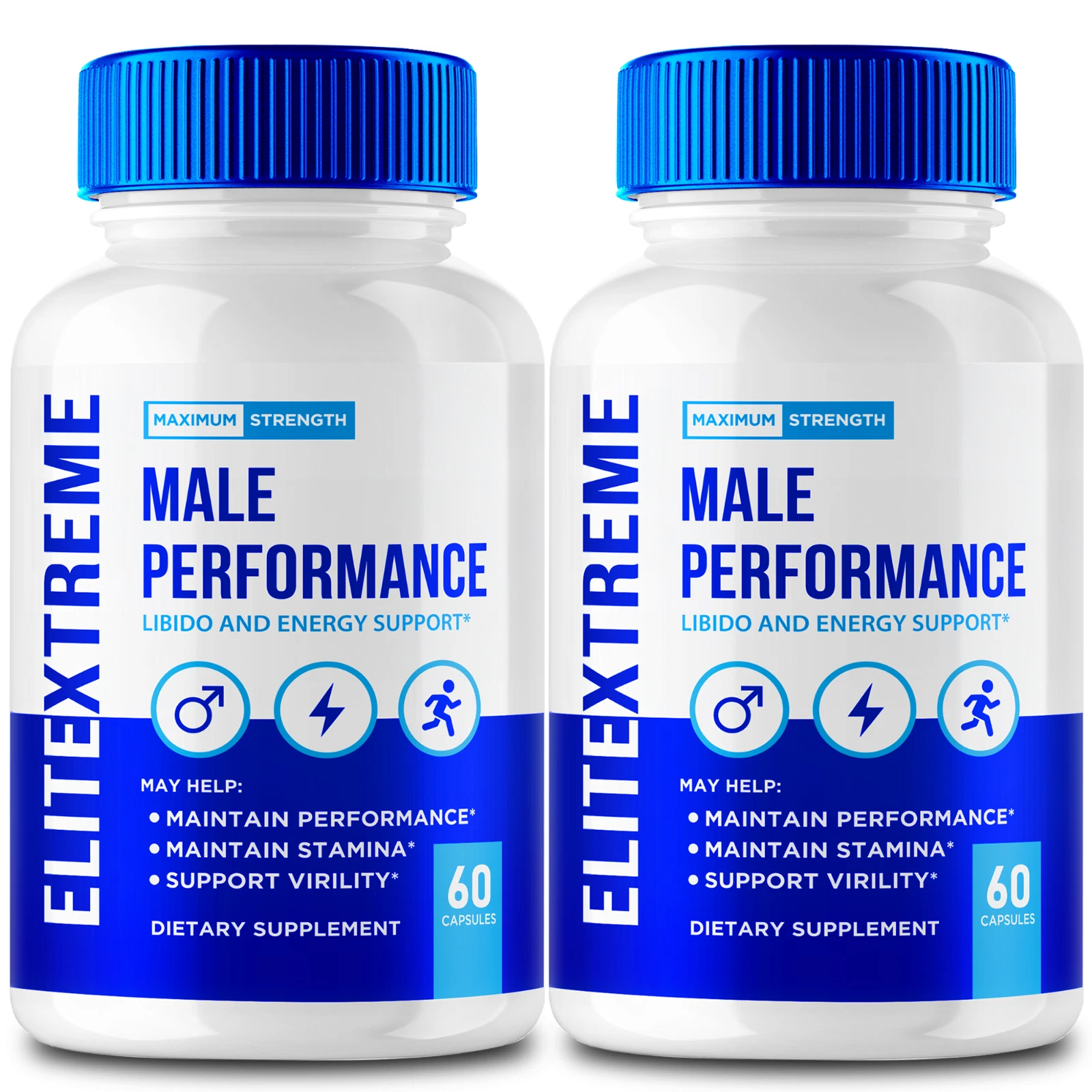 (2 Pack) EliteXtreme Male Health Capsules to Improve Stamina and Endurance