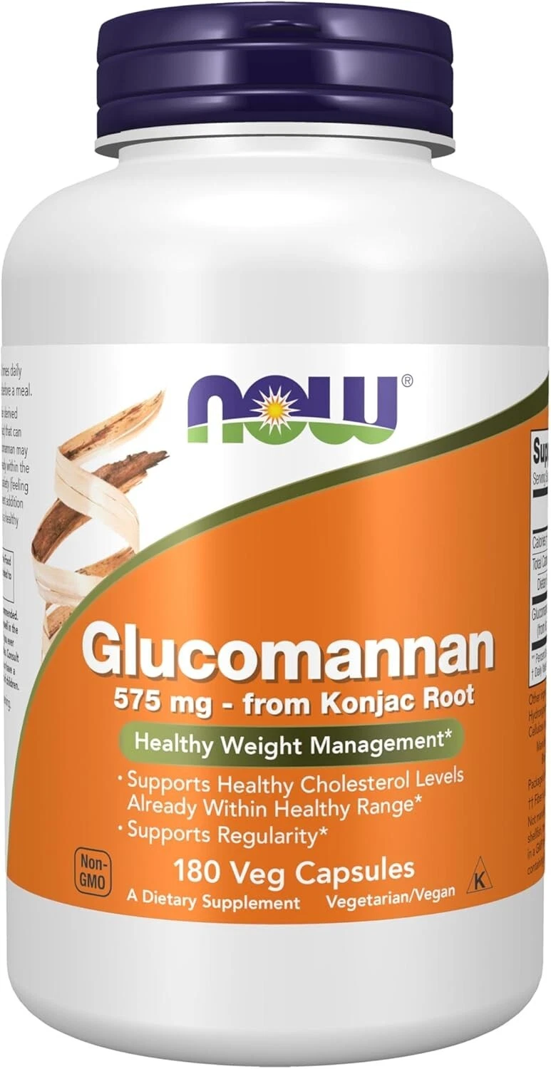 "Glucomannan 180 Count Dietary Supplement for Healthy Weight Management "