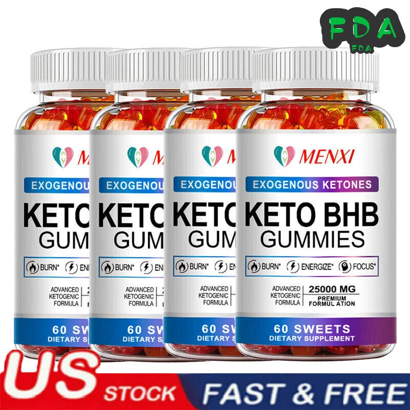 Keto BHB Gummies Support Weight Loss Fat Burner Dietary Supplement For Men Women