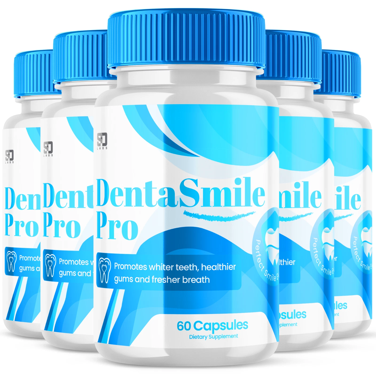 (5 Pack) Denta Smile Pro Probiotic, Support Healthy Teeth and Gums 300 Capsules